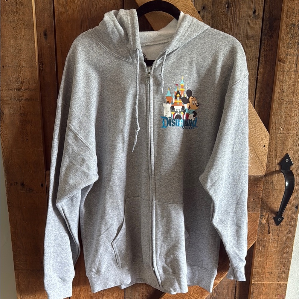 Gray Disneyland Resoet Hoodie NWOT